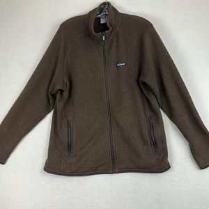 Patagonia Better Sweater Vintage Full Zip Fleece Jacket Brown Men’s Size XL